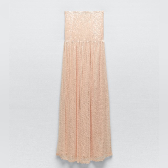 NWT Zara Long Sequin Knit Dress - 2142/071 - Picture 14 of 17